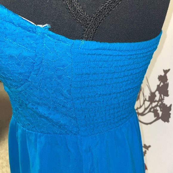 Seductions Size Small Baby Blue Strapless Flowy Dress $15 - Picture 6 of 16